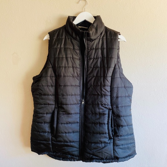 brooks vest black